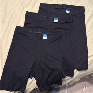 Bundle of three pair bike shorts, Old Navy size L (10-12)